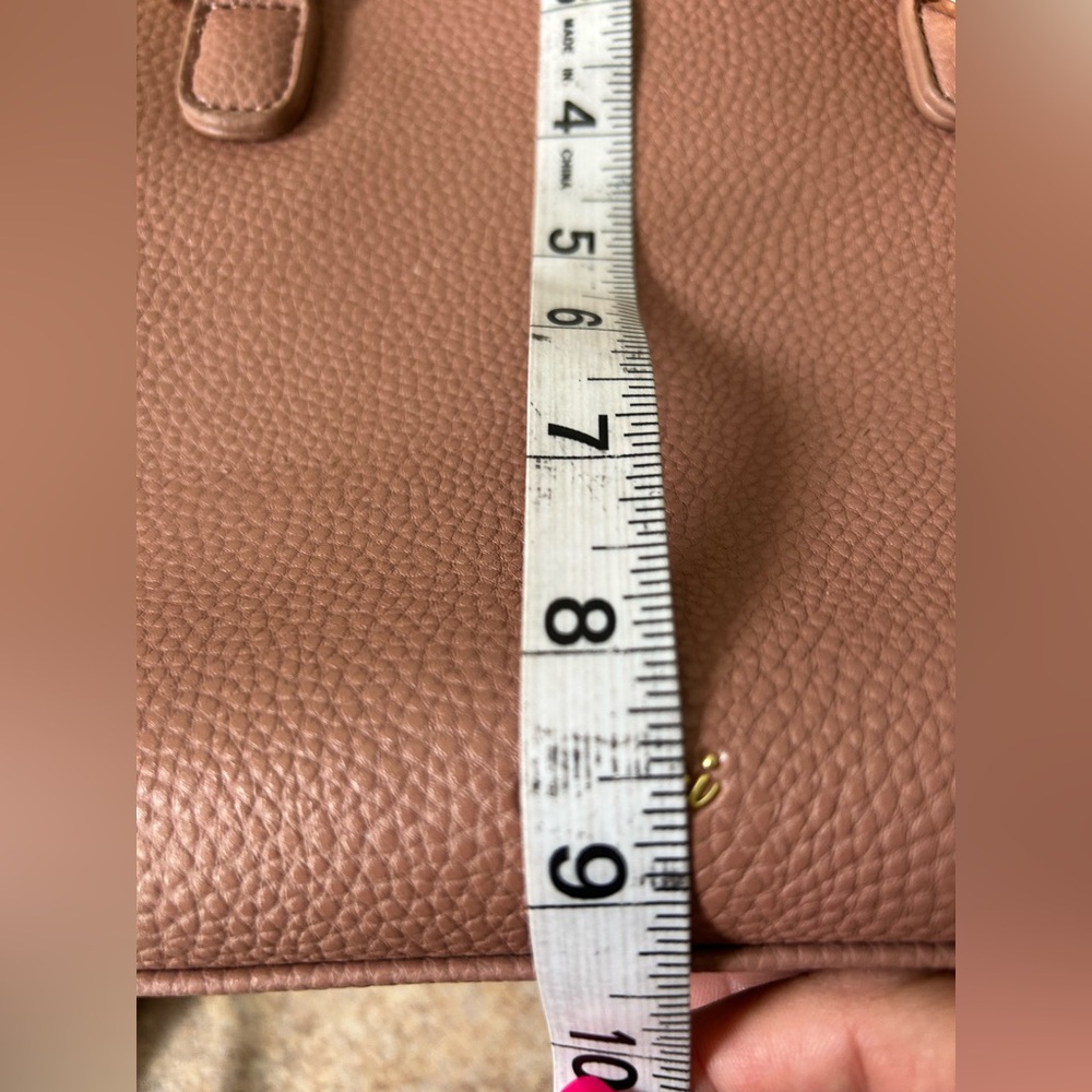 Crossi Dusty Rose Vegan Pebbled Leather Like new condition - Picture 11 of 12